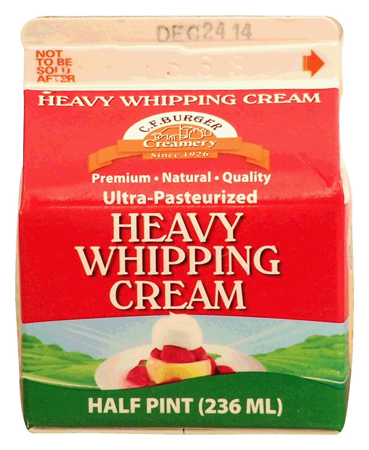 C.F.Burger  heavy whipping cream, ultra-pasteurized Full-Size Picture